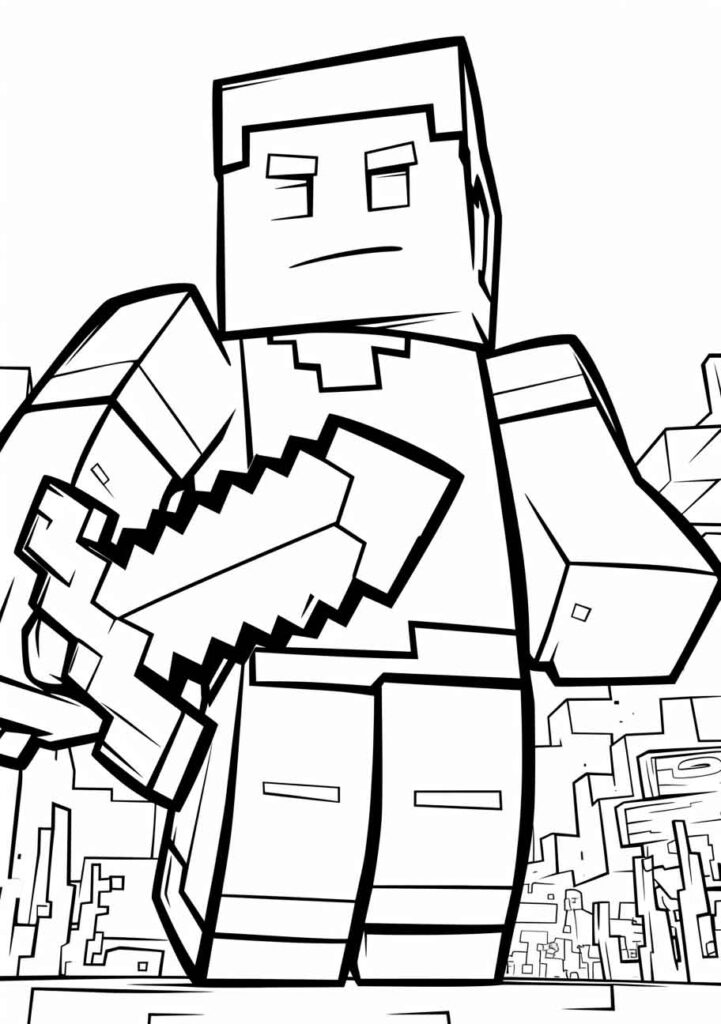 Minecraft Coloring Pages: Explore and Create - Inkli